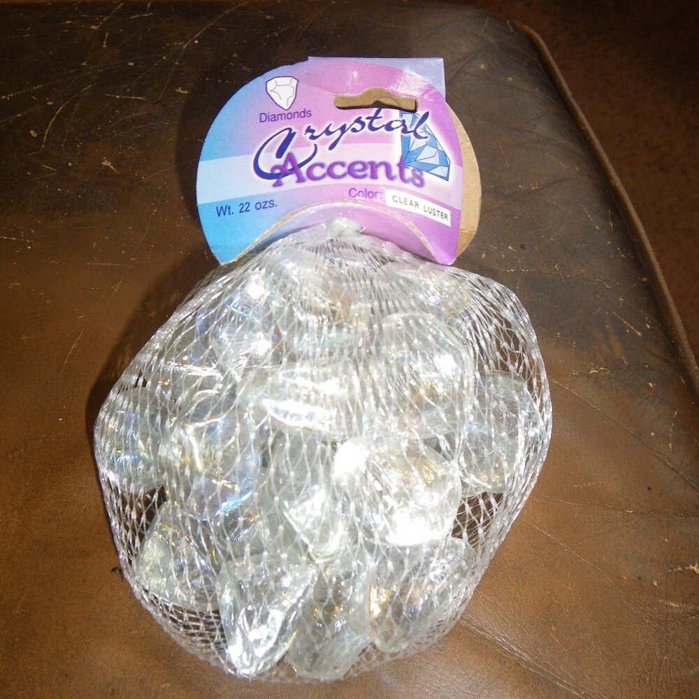 Glass Gems Dome Vase Filler Decorative Beads Marble Pebbles Stones Craft Decor